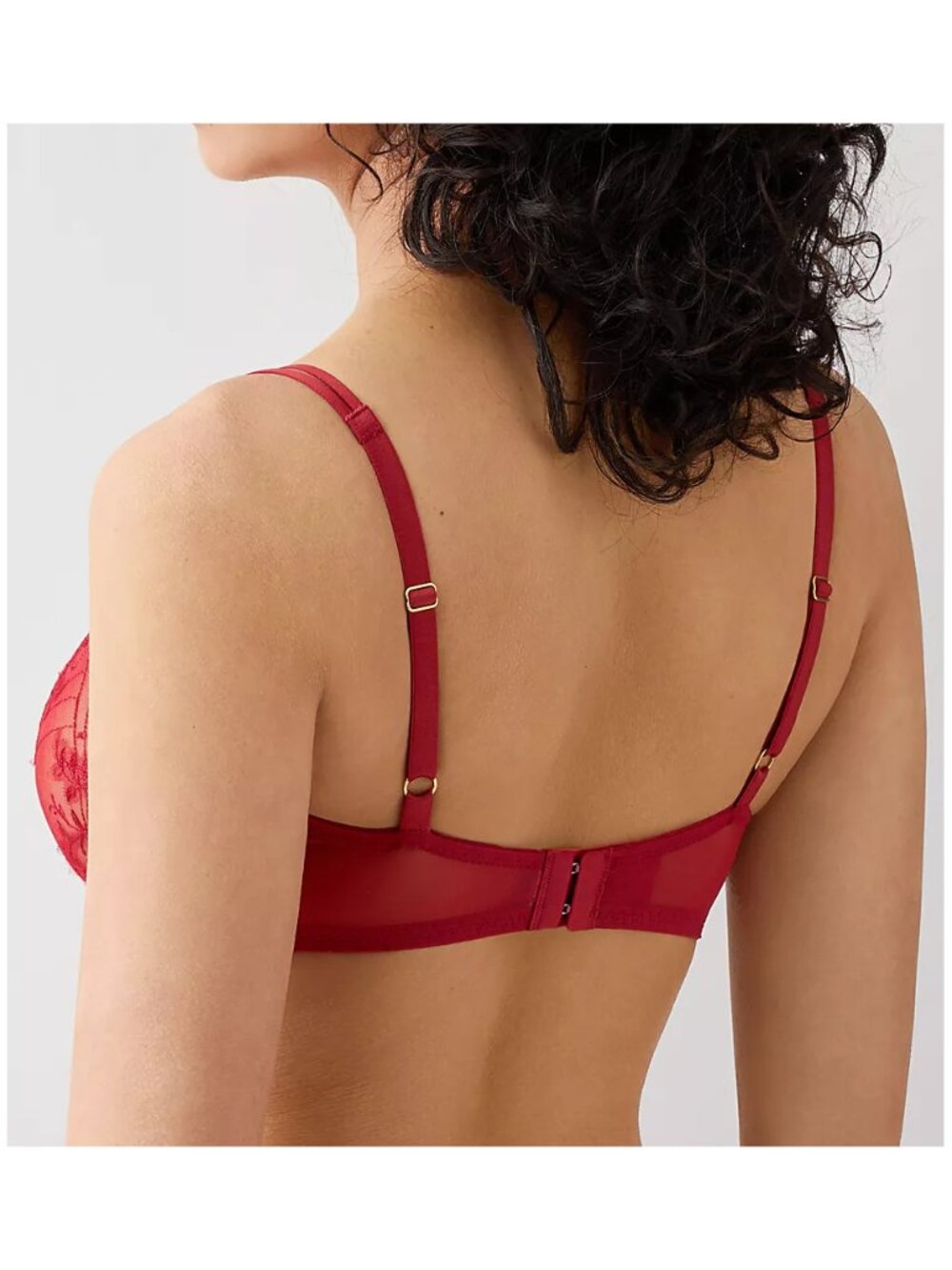 Wacoal Midnight Soiree Underwire Bra Regina Red 34C NWT - Picture 2 of 3